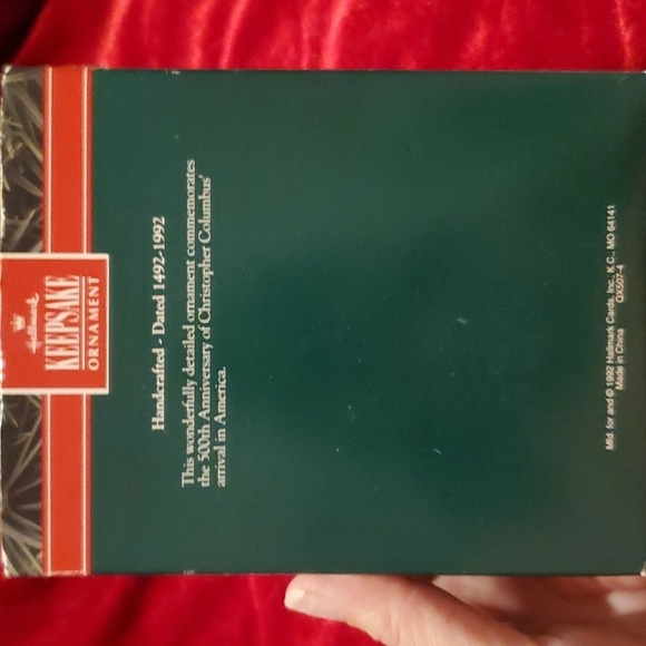 1992 Santa Maria Santa Clause on boat Christmas - Picture 10 of 10